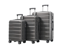 Conjunto De Malas Abs Pc 3 Peças M L Xl 20 24 28 Polegadas Rodas 360 Graus Fechadura Tsa Para Viagens Em Família Ou Negócios Mega Echo Trade Shop