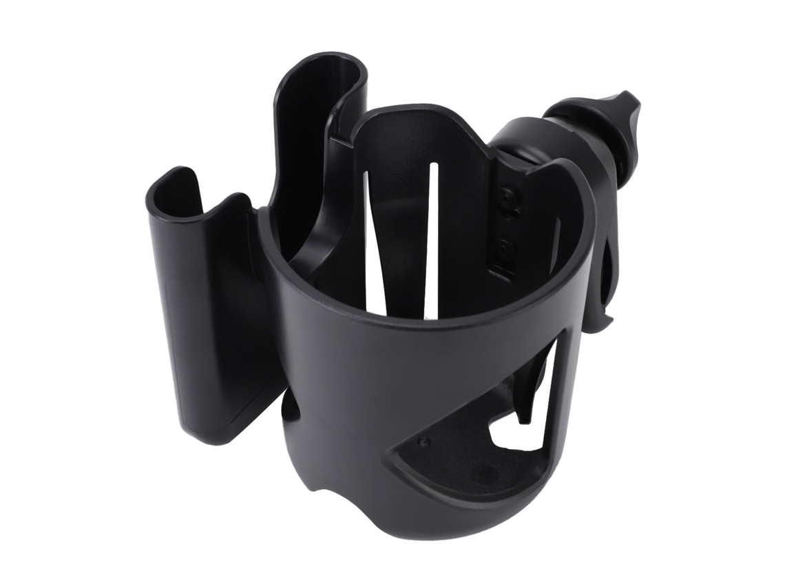 Primerox suporte de Copo e Celular para Carrinho de Bebê Universal Ajustável 360 Graus com Clip