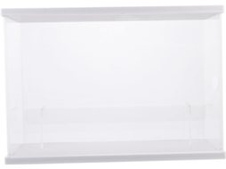 Caixa de Acrílico Stobaza para Estatuetas, Vitrine Armazenamento e Exibição, Prateleira Coleção. 32,00 X 22,00