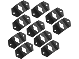 Conjunto De 20 Peças De Ganchos De Ferro Para Alto Falante, Com Formato De Trava, Resistentes, Para Gokoco
