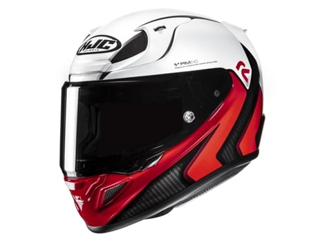 Capacete Hjc Rpha 12 Kos Blanco/rojo/negro L Blanco/rojo/negro L Hjc