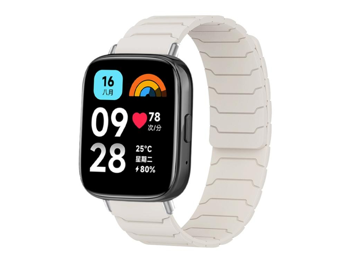 Bracelete Para Redmi Watch 3 Active / Lite - Silicone Magnético Starlight