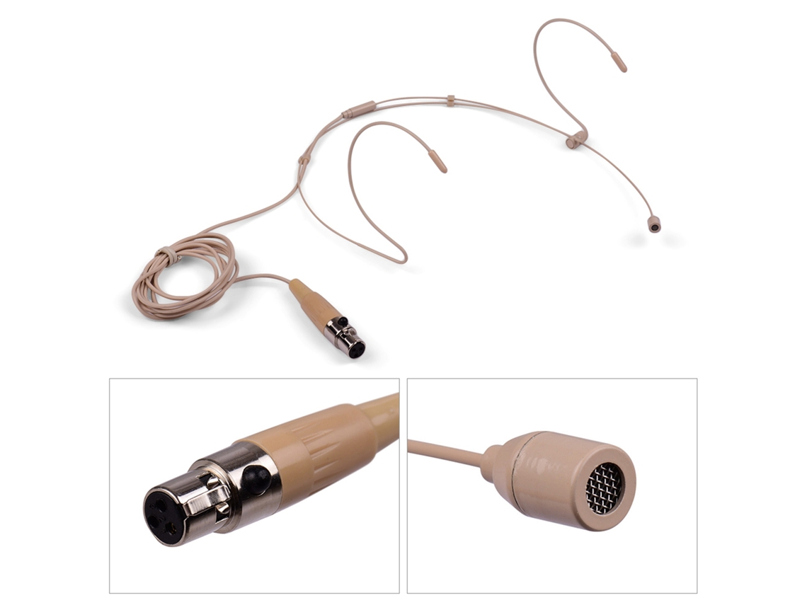 Head Mounted Microphone Unidirectional High Sensitivity Condenser Headset Microphone For Speech Teaching LAXISCREED