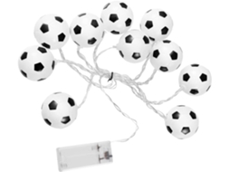Luzes De Cordão Em Formato De Bola De Futebol Para Decoração Interna E Externa, Luzes De Fada Led Pa Gokoco
