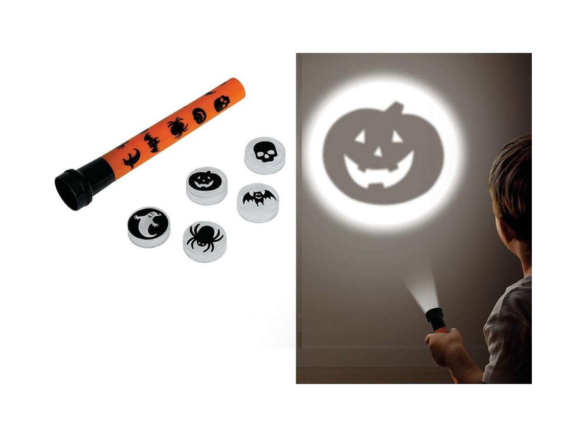 Lanterna com figuras de Halloween 16 cm