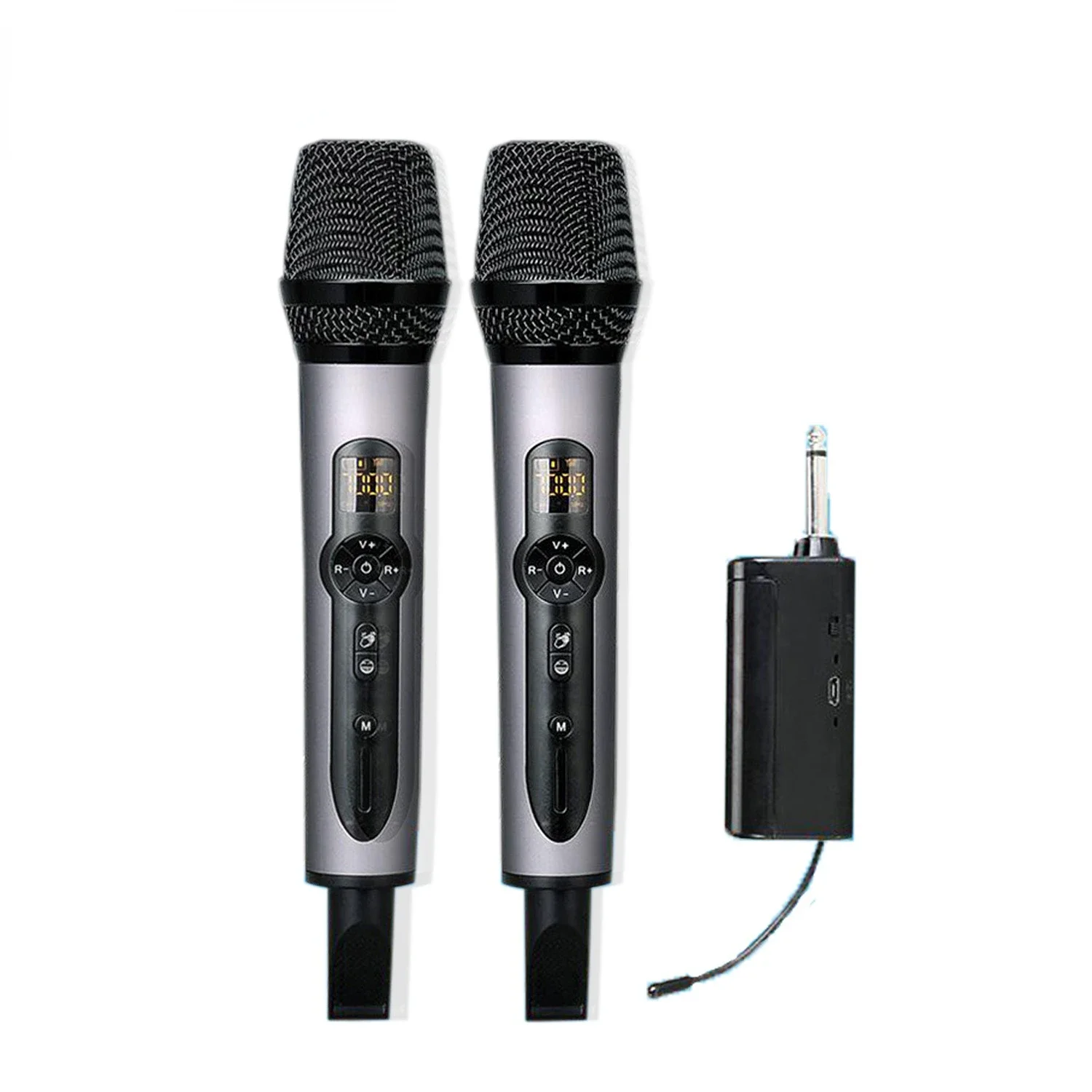 Microfone de Karaokê Bluetooth Sem Fio Portátil com Ajuste de Eco, Graves e Agudos e Controle de Canal. MDUG