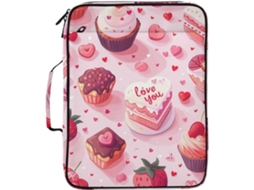 Pasta Organizadora Expansível Rosa Pastel, Com 7 Camadas Em Formato De Acordeão E Pasta Removível, Resistente À Água