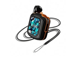 Fones De Ouvido Sem Fio Com Tela Sensível Ao Toque Inteligente, Multifuncionais, Com Cancelamento De Ruído Enc, Bluetooth, Preto E Laranja Ly Ebike