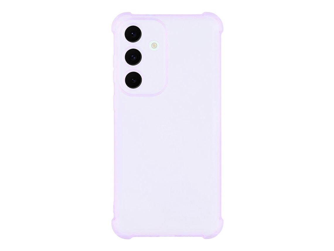 Capa Tkdaddy Para Samsung Galaxy S24, Capa Traseira De Tpu Fosco Com Toque, Recortes Precisos, Transparente, Roxa