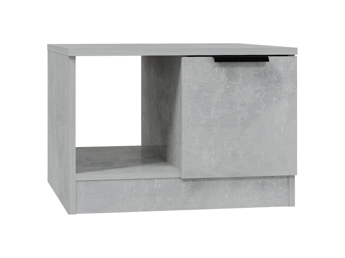 Mesa de Centro Madeira Processada Cinza Cimento MAISON EXCLUSIVE 50x50x36 cm