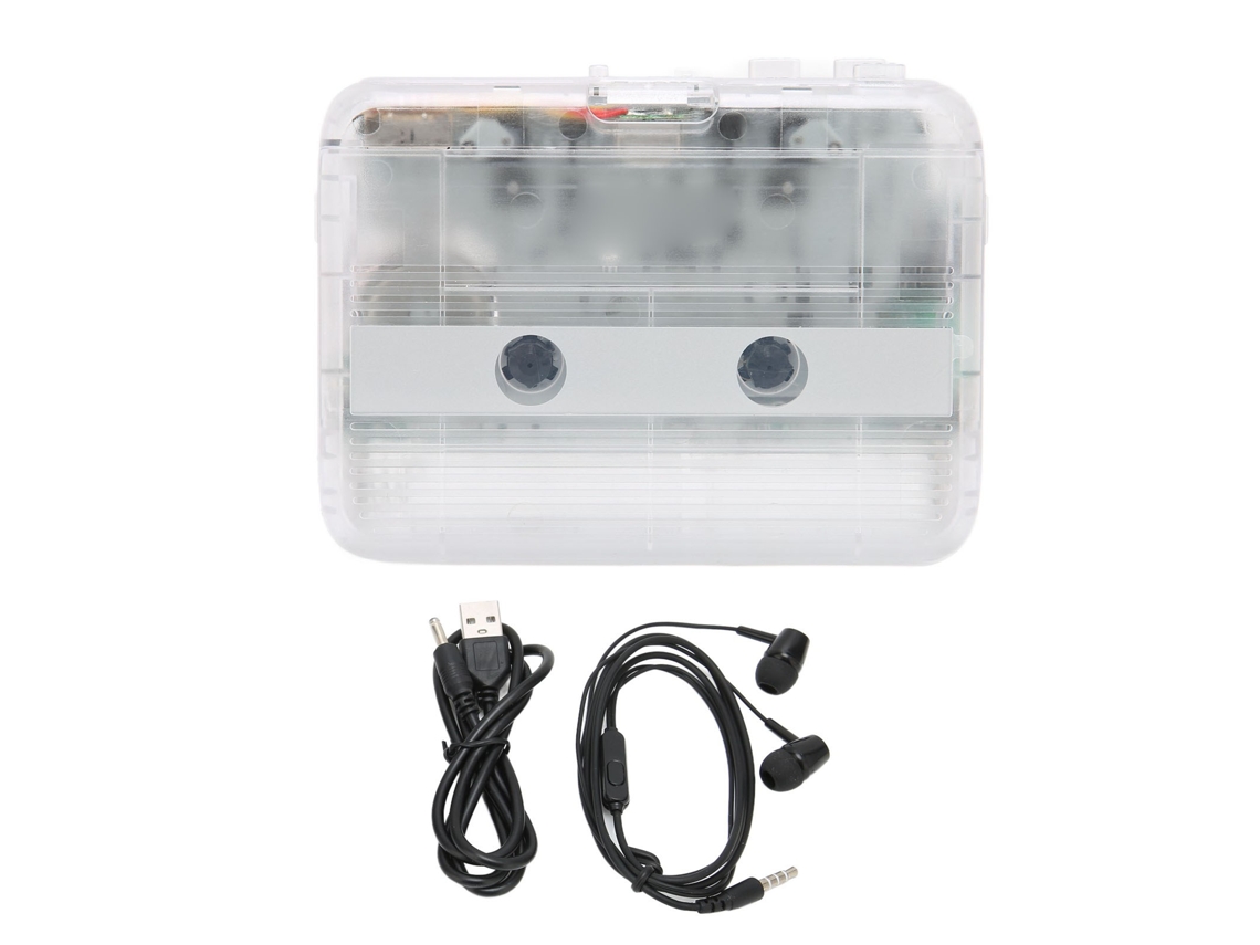 Player de cassete Bluetooth com rádio EOOCOO