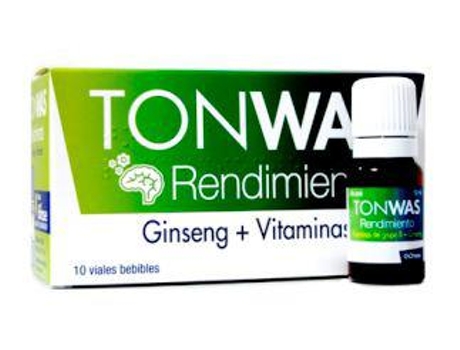 Tonwas Yield Ginseng + Vitaminas 10 frascos