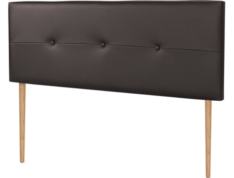 Cabeceira de Cama DHOME Estofada (Castanho - Polipele - 160 x 5 x 105 cm)