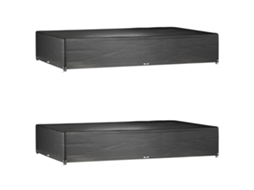 Vidaxl Capas P/ Mobília Jardim 2 Pcs 16 Ilhós 325x205x60 Cm Retangular