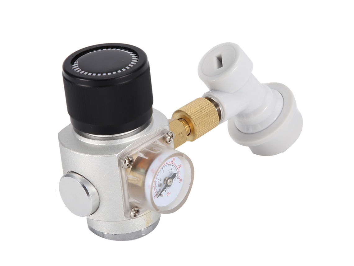Regulador de Gás Co2 Mini com Desconexão de Bola para Keg Corny | S/MARCA