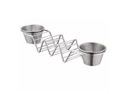 Suporte de Taco LAXISCREED Aço Inox 3 Grade Copo Molho