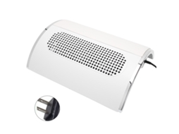 Aspirador de pó para unhas com 3 ventiladores e forte sucção de 40 W, ferramenta para manicure, plugue americano 110-240 V