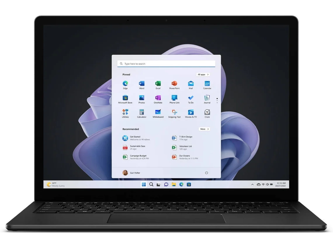 MICROSOFT Surface Laptop 5 (13.5'' - Intel Core i5-1235U  - RAM: 8 GB - 512 GB SSD - Intel Iris Xe Graphics)