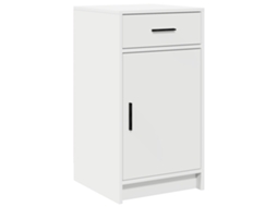 Conjunto 1 Móveis Buffet Vidaxl Branco Derivados De Madeira (40 X 40,5 X 75 Cm)