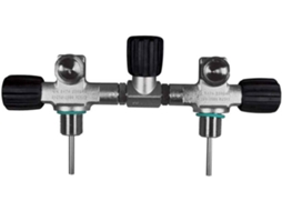 Torneira Para Garrafas de Mergulho OMS Complete Isolation Manifold For 80Cf Up To 230 Bar