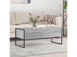 Vidaxl Mesa De Centro Cinza Sonoma 100 X 46 X 40 Cm
