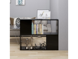 Vidaxl Móvel De Tv 80x24x63 Cm Derivados De Madeira Preto