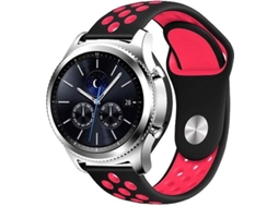 Bracelete Garmin Vivoactive 3 G4M Preto, Vermelho