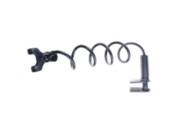 Lurelia Suporte Flexível Para Telemóvel 1,2 M 120 Cm 2 Cm 7 Polegadas Pescoço De Ganso Rotação 360° Braçadeira Mãos-livres Preto