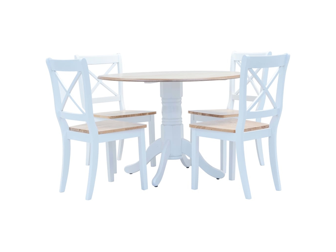 Dining Set, Dining Sets Vidaxl Branco Madeira