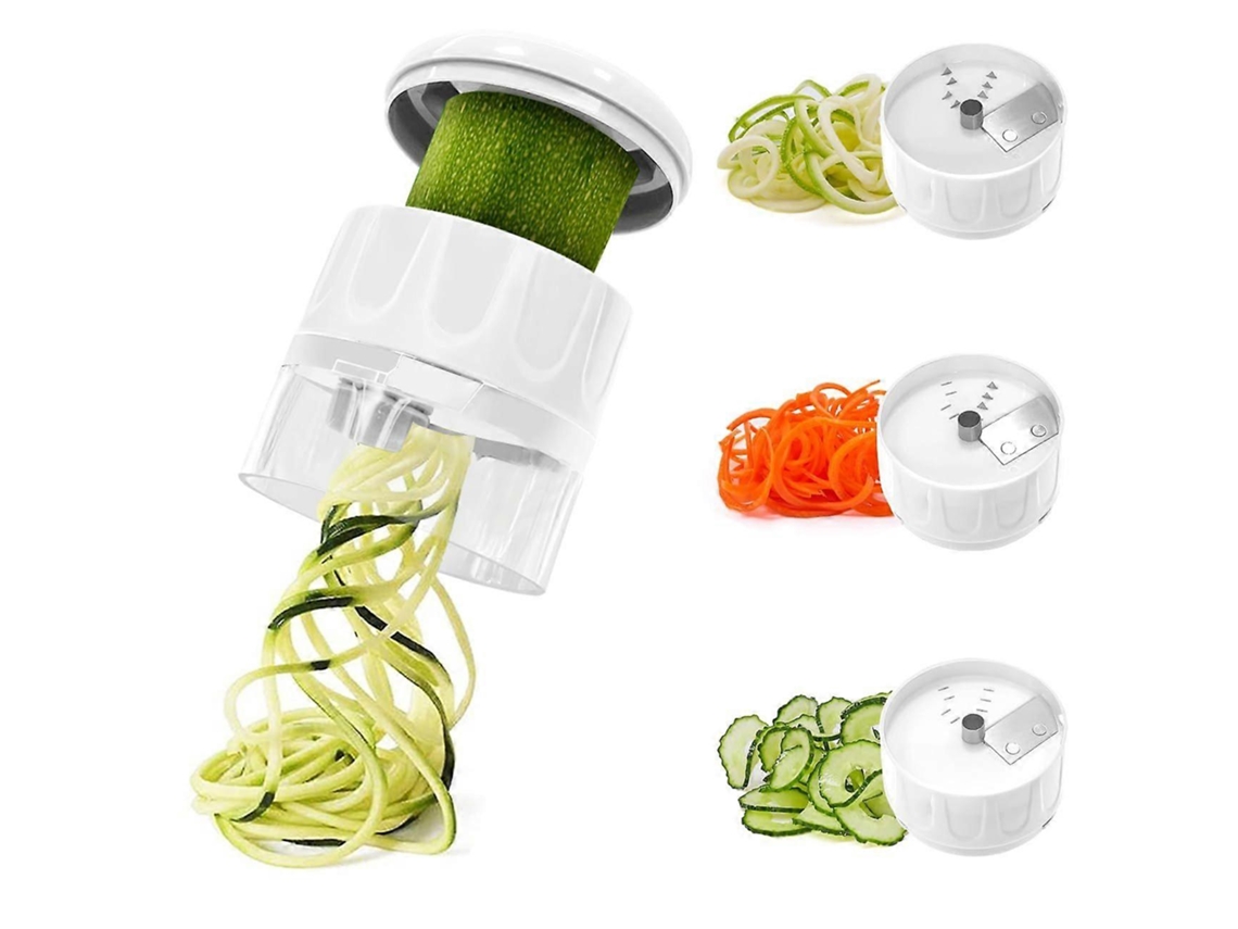 Espiralizador De Vegetais, Ferramenta Manual 3 Em 1 Com Vários Modos Para Corte Eficiente Everley891
