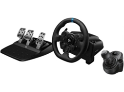 Bundle Volante LOGITECH G923 SE + Shifter (Outlet Grade A - Compatível com PS4/PS5/PC - Preto)