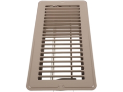 Grelha De Ventilação De Piso Com Estrutura Modular De 10 Polegadas Em Metal, Persianas Inclinadas E Instalação