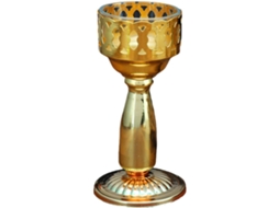 Castiçal Multifuncional Em Liga Metálica Representando O Deus Da Riqueza Para Casa E Decoração