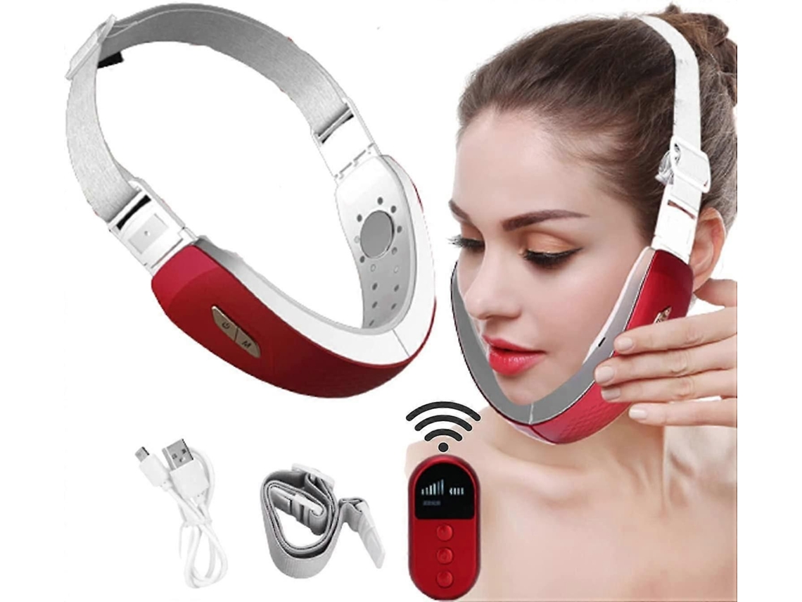 Massageador Facial Plástico em Formato de V, Lifting Facial, Estimula e Melhora a Atividade Das C Élulas da Pele GOKOCO