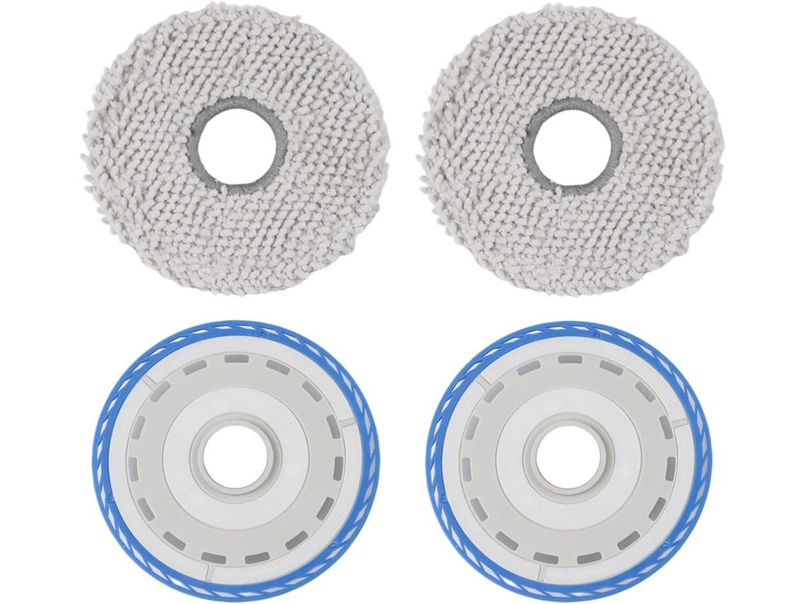 Cuscinetti E Supporti Per Mocio In Microfibra Pro, Robot