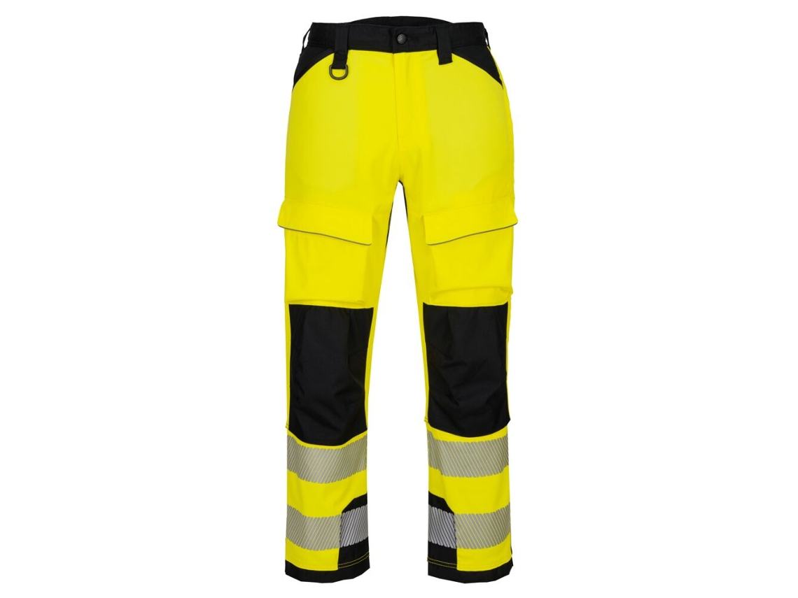 Calças Com Arnês De Alta Visibilidade Pw3 | Trabalho Em Altura Amarillo/negro / 44