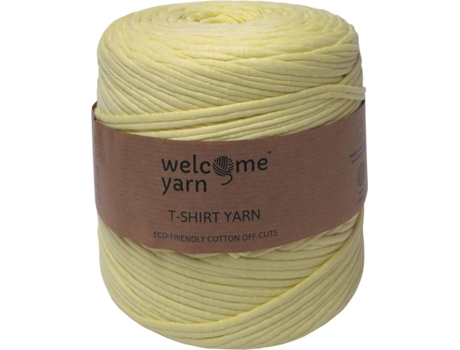 Trapilho WELCOME YARN Welcome Yarn (Amarelo - Algodão - 14x15x14 cm)