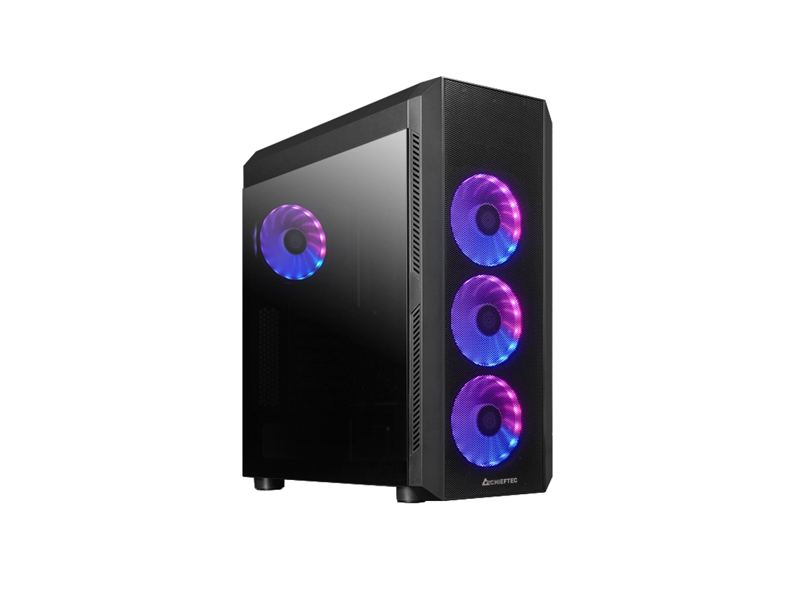 Caixa de PC CHIEFTEC (ATX,Micro ATX,Mini-ATX - Preto)