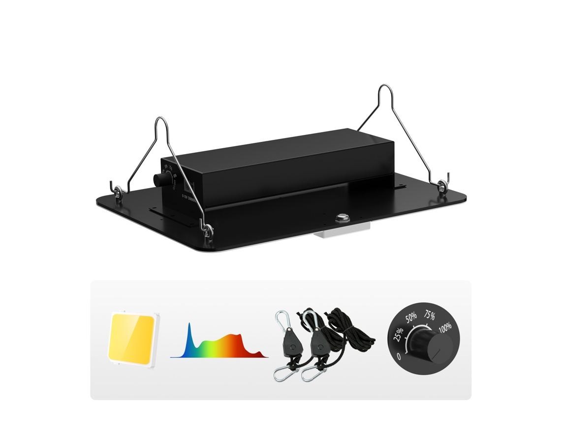 Luz De Cultivo Led Succebuy 150w, Espectro Completo Para Plantas De Interior Aquaforge