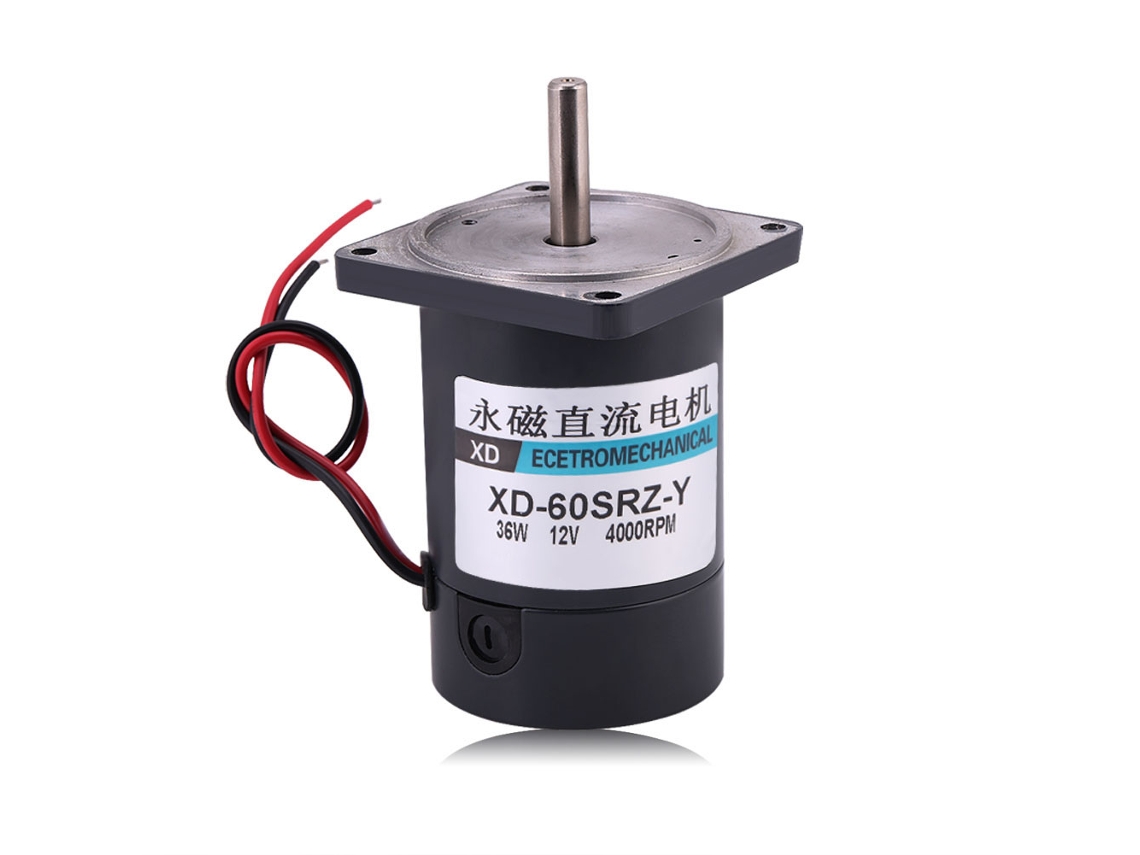 Yuru motor Dc 36w de Grande Torque Escovado 12v 4000rpm com Flange Cw/ccw