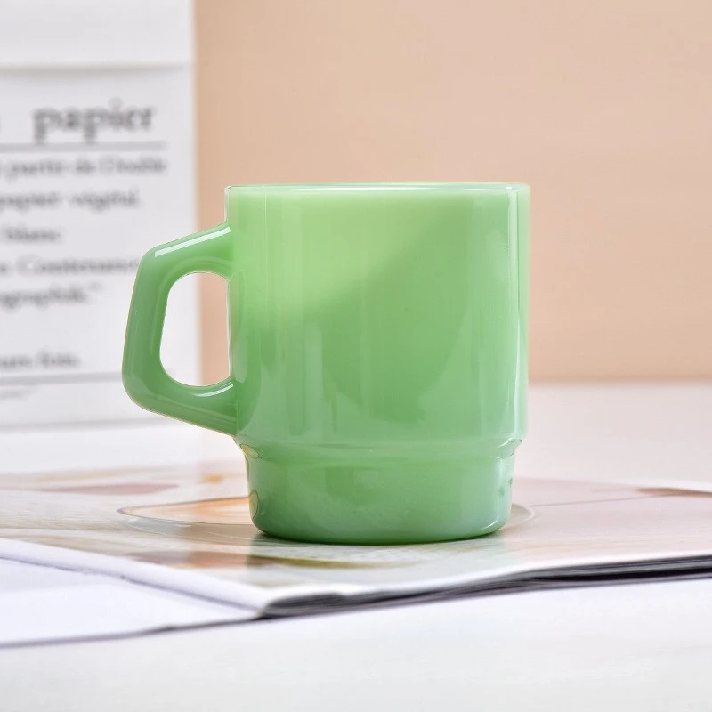 Caneca de Viagem de Vidro Estilo Coreano , Ideal para Café, Chá com Leite e Expresso. MDUG (verde, 230 Ml)
