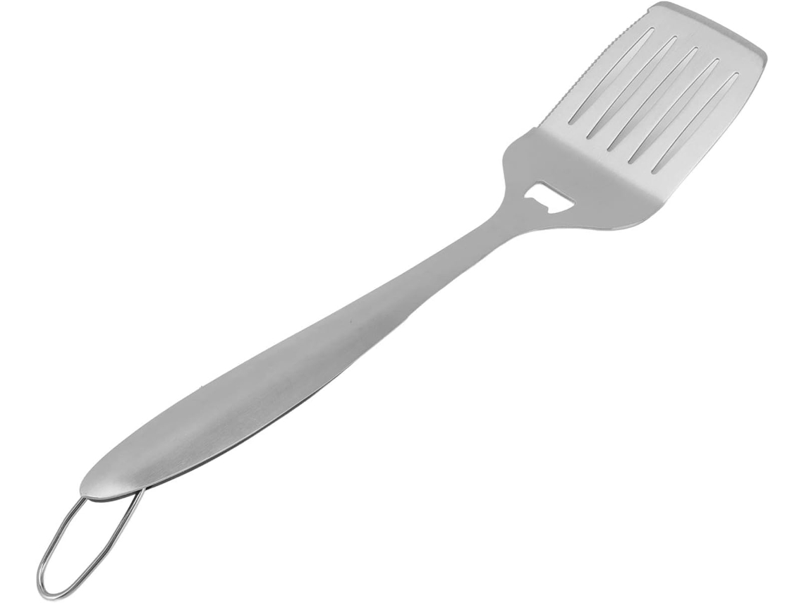 Espátula De Aço Inoxidável Com Cabo Longo De 45 Cm (17,7 Polegadas)