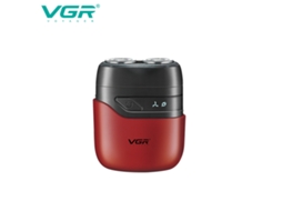 (vermelho) Mini Barbeador De Viagem, Lavável, Recarregável, Elétrico