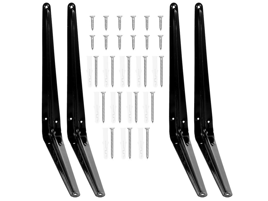 4 Conjuntos De Prateleiras Montadas Na Parede Allinless