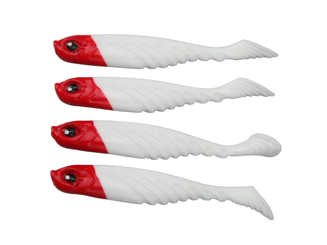Isca Artificial T Tail Ar48, 75mm, 3.2g, Cabeça Vermelha