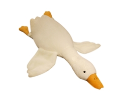 Mali brinquedo de Pelúcia Ganso Branco Grande 90cm Bonito Adorável Macio Travesseiro com Zíper