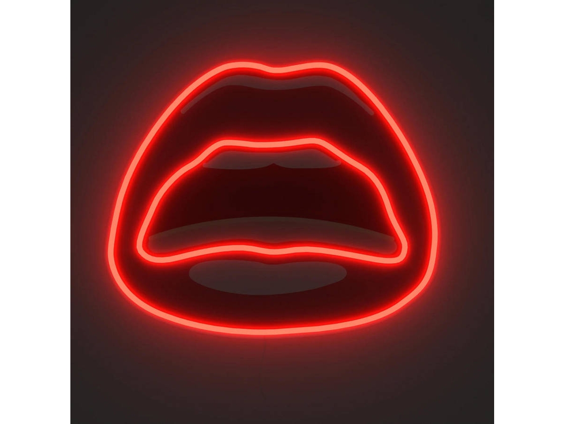 Painel LED YELLOWPOP Tom W Red Lips