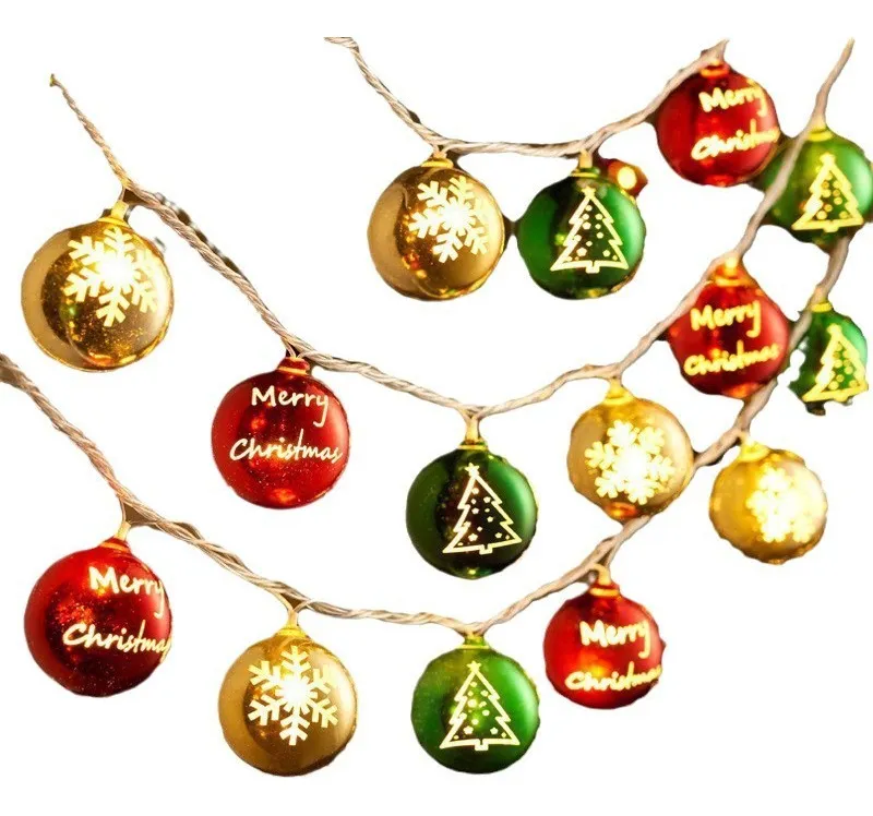 Nova Decoração De Natal Com Pequenas Luzes De Led Coloridas.vayotoy