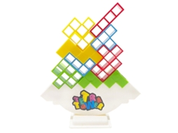 Jogo De Equilíbrio Tetra Tower 48 Peças Com Blocos Para Crianças E Adultos Lurelia
