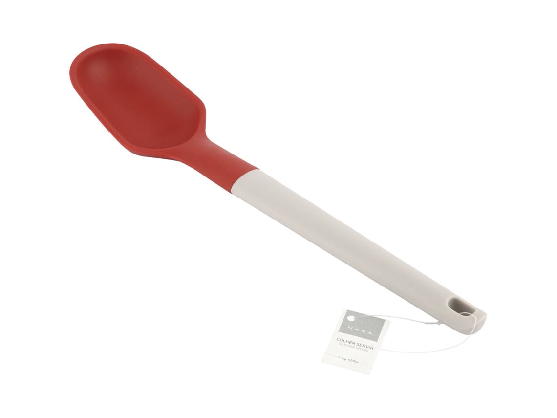 Colher Servir Vermelha 4 My Kitchen Kasa